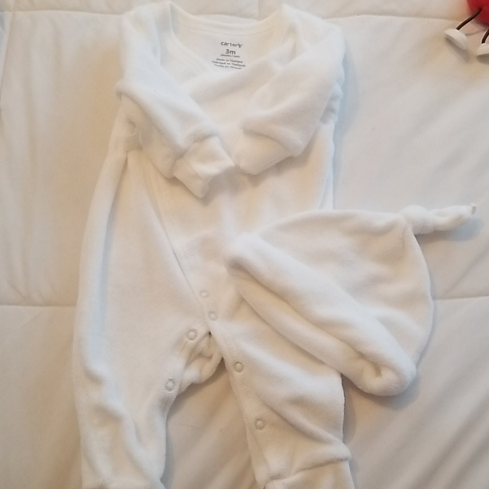 Baby in White - Unisex 3M Onesie 2pc